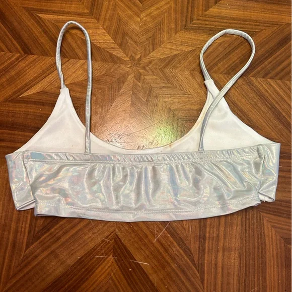 Iridescent rave outfit (or swimwear) - Picture 9 of 12